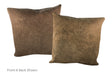 Taupe Cowhide Pillow 20x20 #A52807 by Hudson Hides