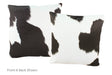 Black and White Cowhide Pillow 20x20 #A52811 by Hudson Hides