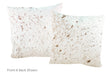 Salt and Pepper Brown Cowhide Pillow 20x20 #A52812 by Hudson Hides