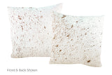Salt and Pepper Brown Cowhide Pillow 20x20 #A52812 by Hudson Hides