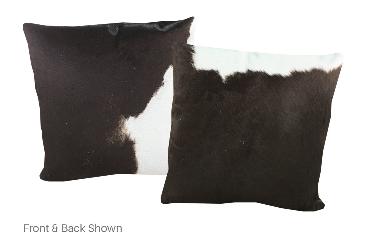 Black and White Cowhide Pillow #A52813