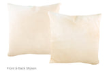 Champagne Cowhide Pillow 20x20 #A52816 by Hudson Hides