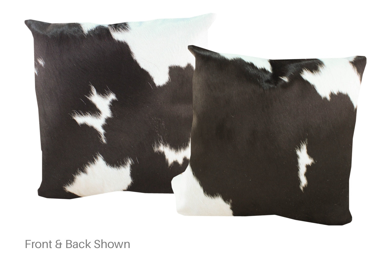 Black and White Cowhide Pillow #A52819