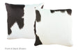Black and White Cowhide Pillow 20x20 #A52825 by Hudson Hides