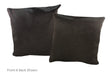 Solid Black Cowhide Pillow 20x20 #A52828 by Hudson Hides