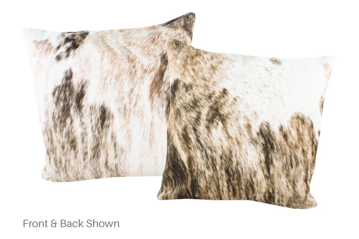 Light Brindle Cowhide Pillow #A52830