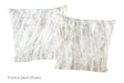 Light Brindle Cowhide Pillow 20x20 #A52832 by Hudson Hides