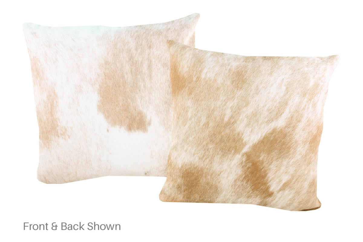 Caramel Cowhide Pillow #A52837