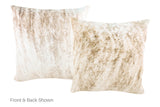 Light Brindle Cowhide Pillow 20x20 #A52845 by Hudson Hides