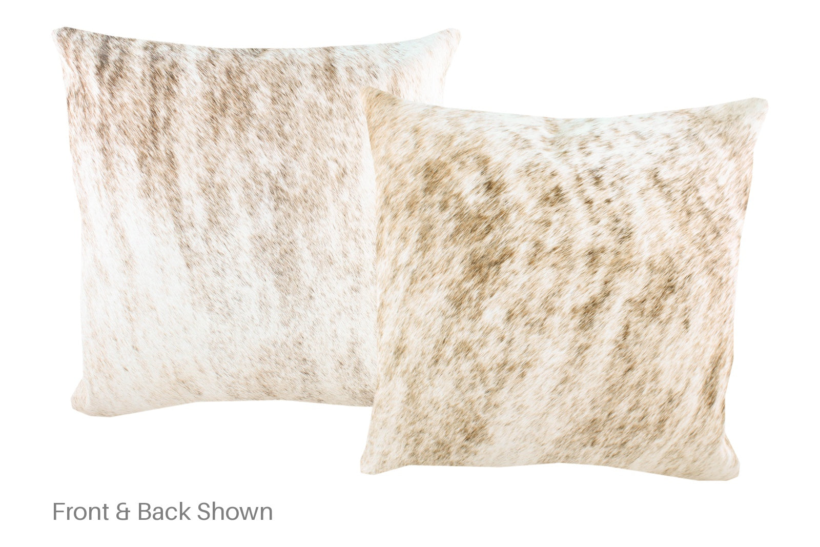 Light Brindle Cowhide Pillow #A52845
