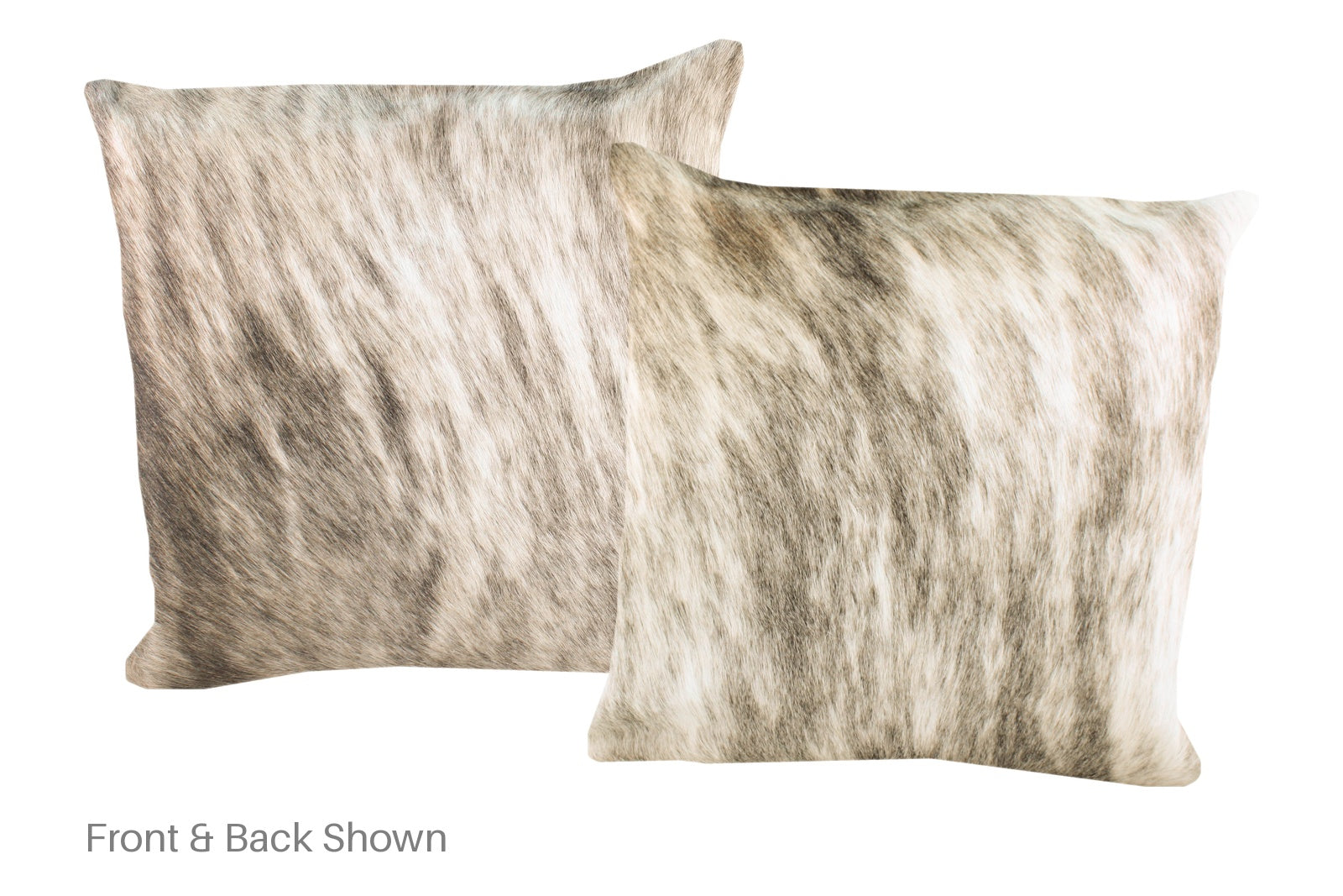 Light Brindle Cowhide Pillow #A52846
