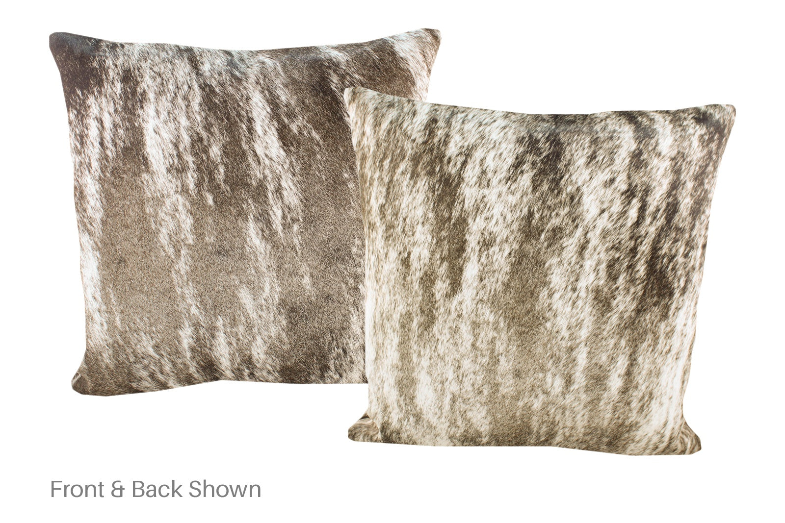 Light Brindle Cowhide Pillow #A52856