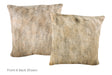 Light Brindle Cowhide Pillow 20x20 #A52857 by Hudson Hides