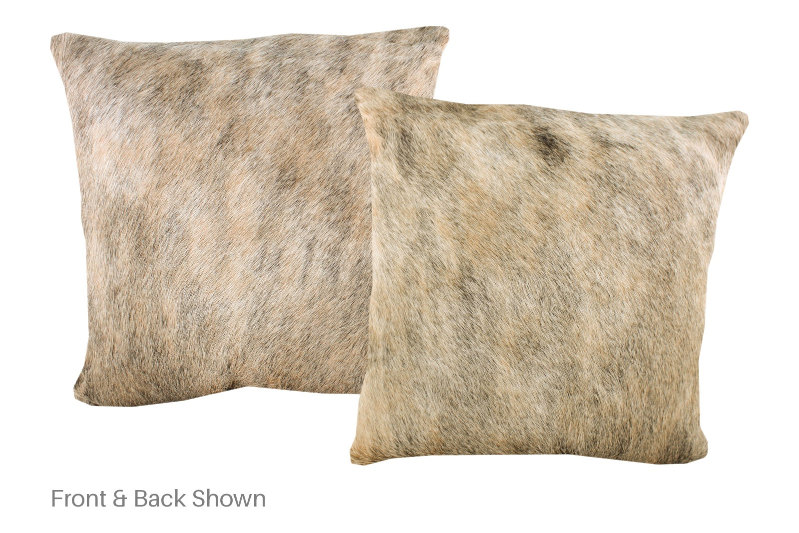 Light Brindle Cowhide Pillow #A52857