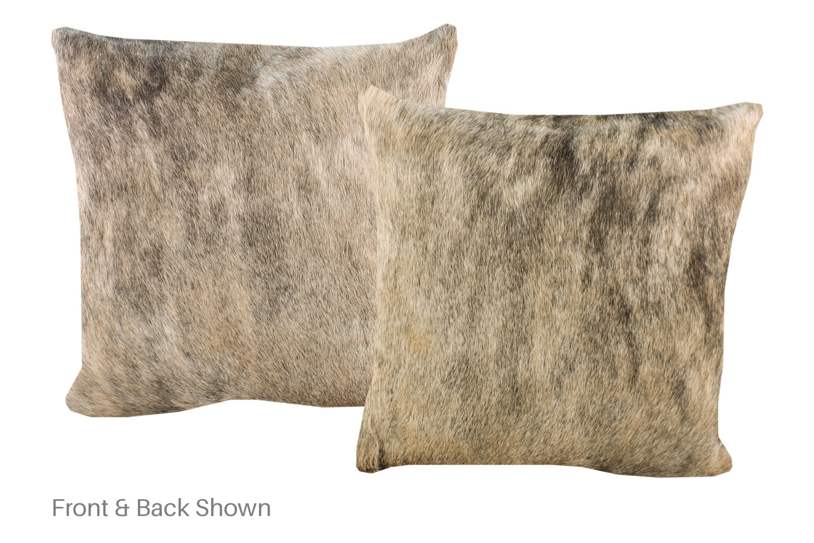 Light Brindle Cowhide Pillow #A52858
