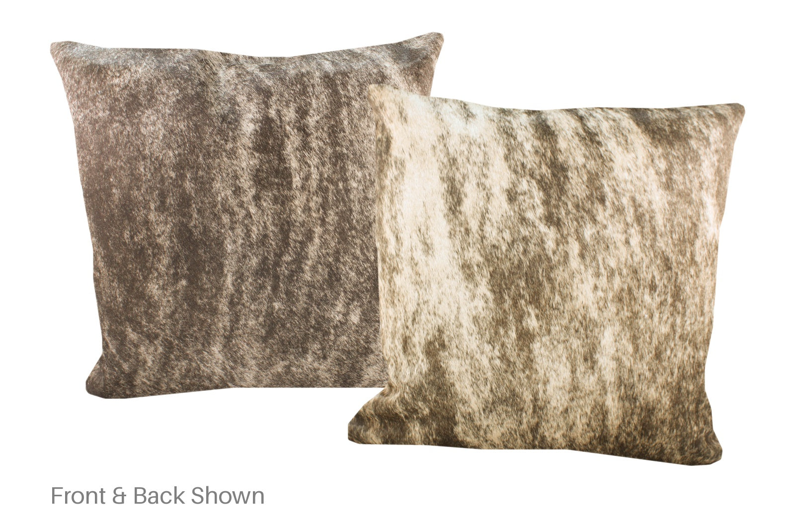Light Brindle Cowhide Pillow #A52860