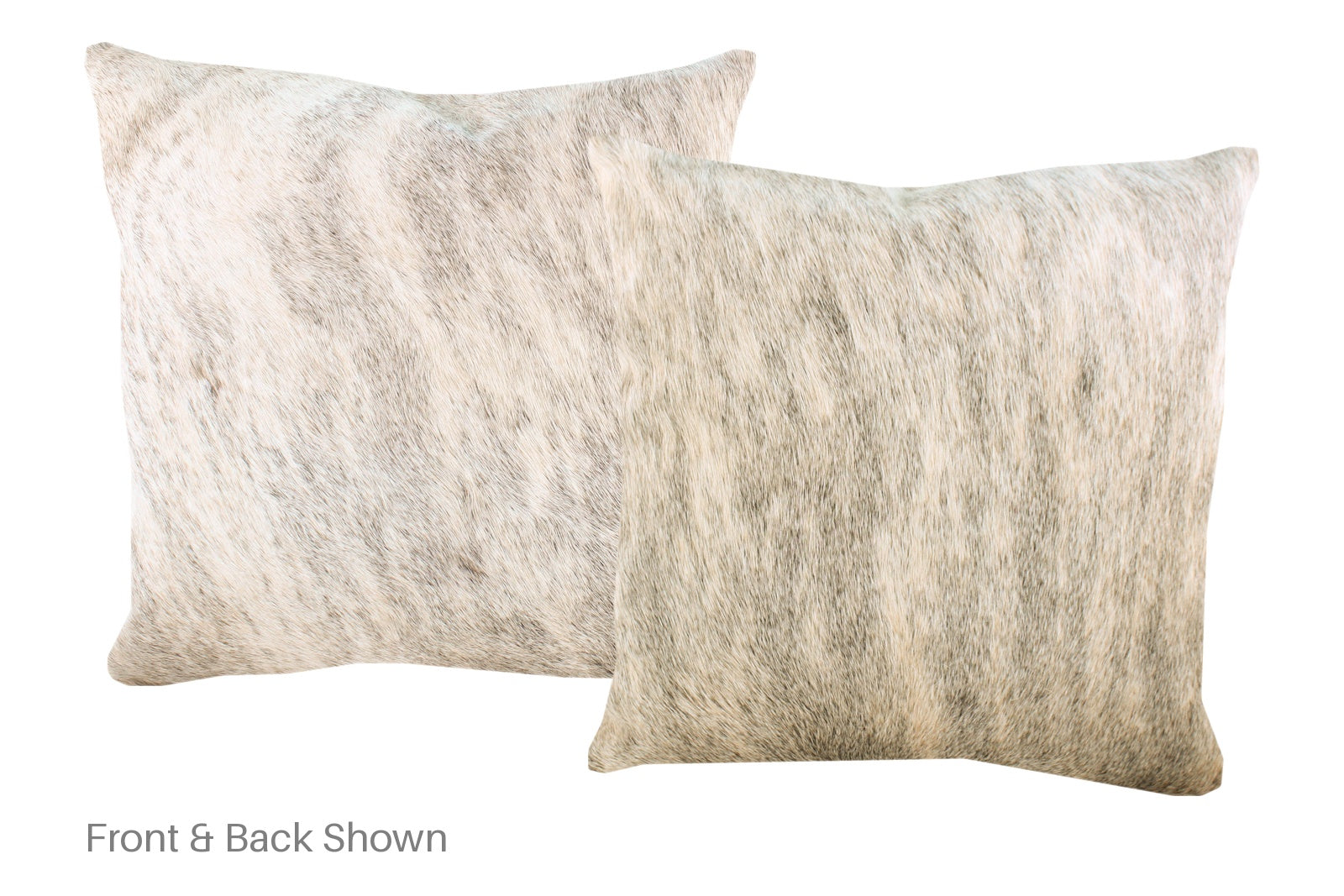 Light Brindle Cowhide Pillow #A52861