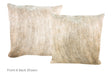 Light Brindle Cowhide Pillow 20x20 #A52862 by Hudson Hides