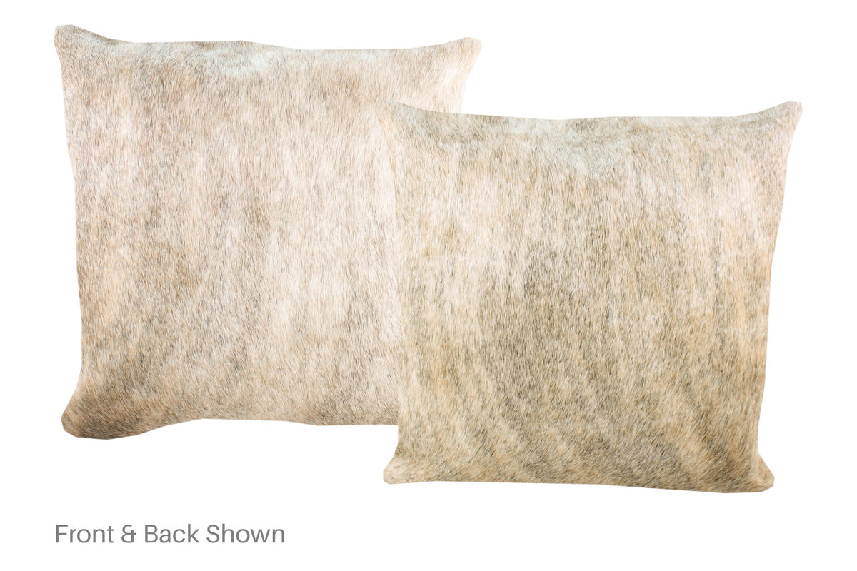 Light Brindle Cowhide Pillow #A52862