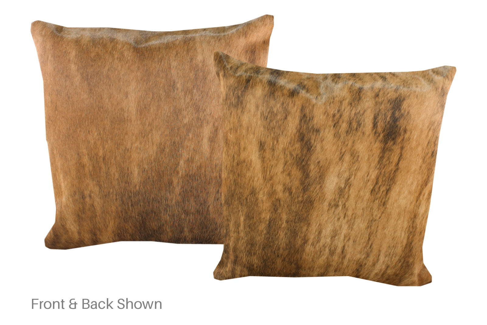 Light Brindle Cowhide Pillow #A52863