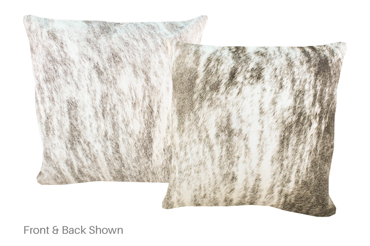 Light Brindle Cowhide Pillow #A52866