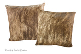 Grey Cowhide Pillow 20x20 #A52868 by Hudson Hides