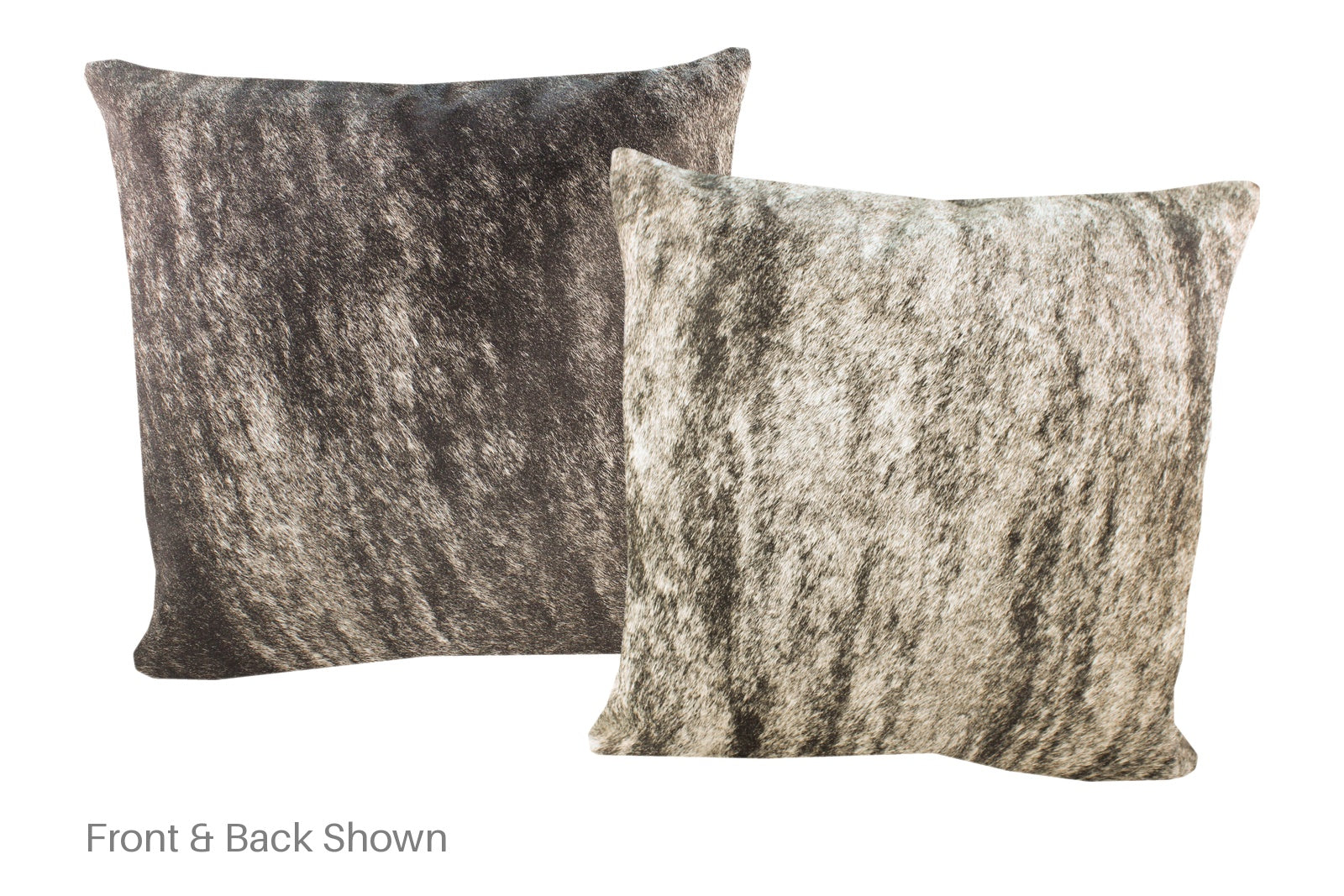 Light Brindle Cowhide Pillow #A52869