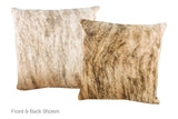 Black and White Cowhide Pillow 20x20 #A52871 by Hudson Hides