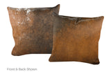 Light Brindle Cowhide Pillow 20x20 #A52872 by Hudson Hides