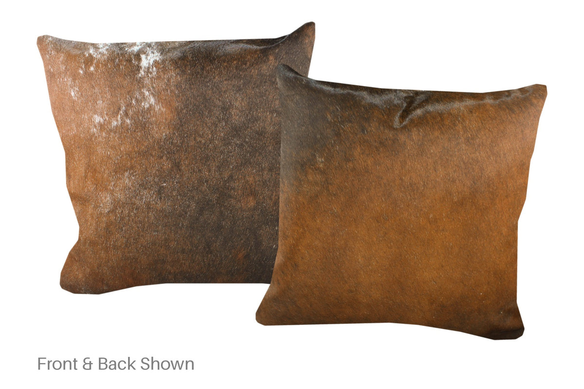Light Brindle Cowhide Pillow #A52872