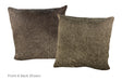 Grey with Beige Cowhide Pillow 20x20 #A52876 by Hudson Hides