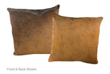Grey Cowhide Pillow 20x20 #A52877 by Hudson Hides