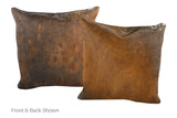 Light Brindle Cowhide Pillow 20x20 #A52881 by Hudson Hides