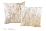 Brown with Red Cowhide Pillow 20x20 #A52882 by Hudson Hides