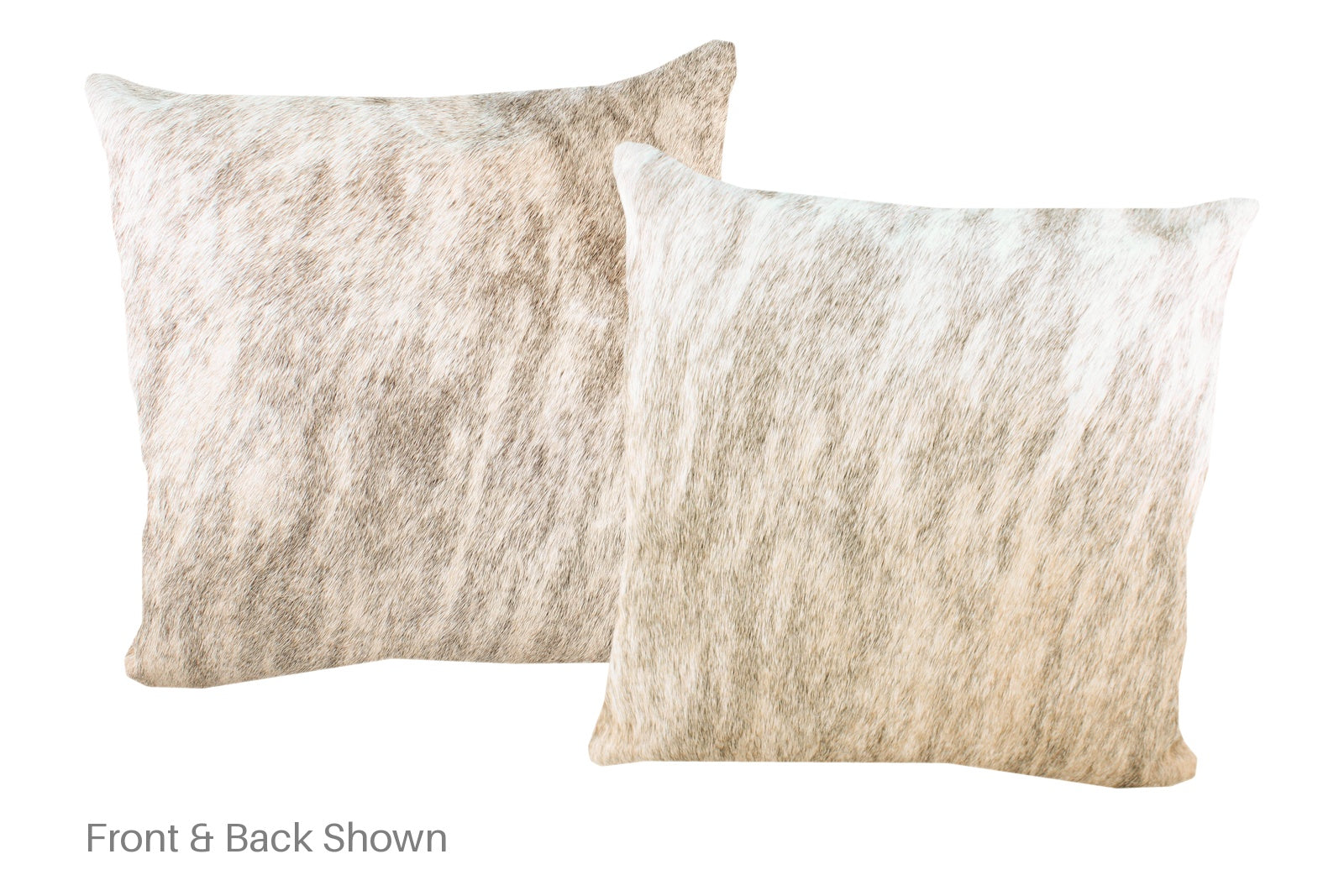 Brown with Red Cowhide Pillow #A52882