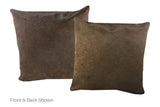 Light Brindle Cowhide Pillow 20x20 #A52890 by Hudson Hides