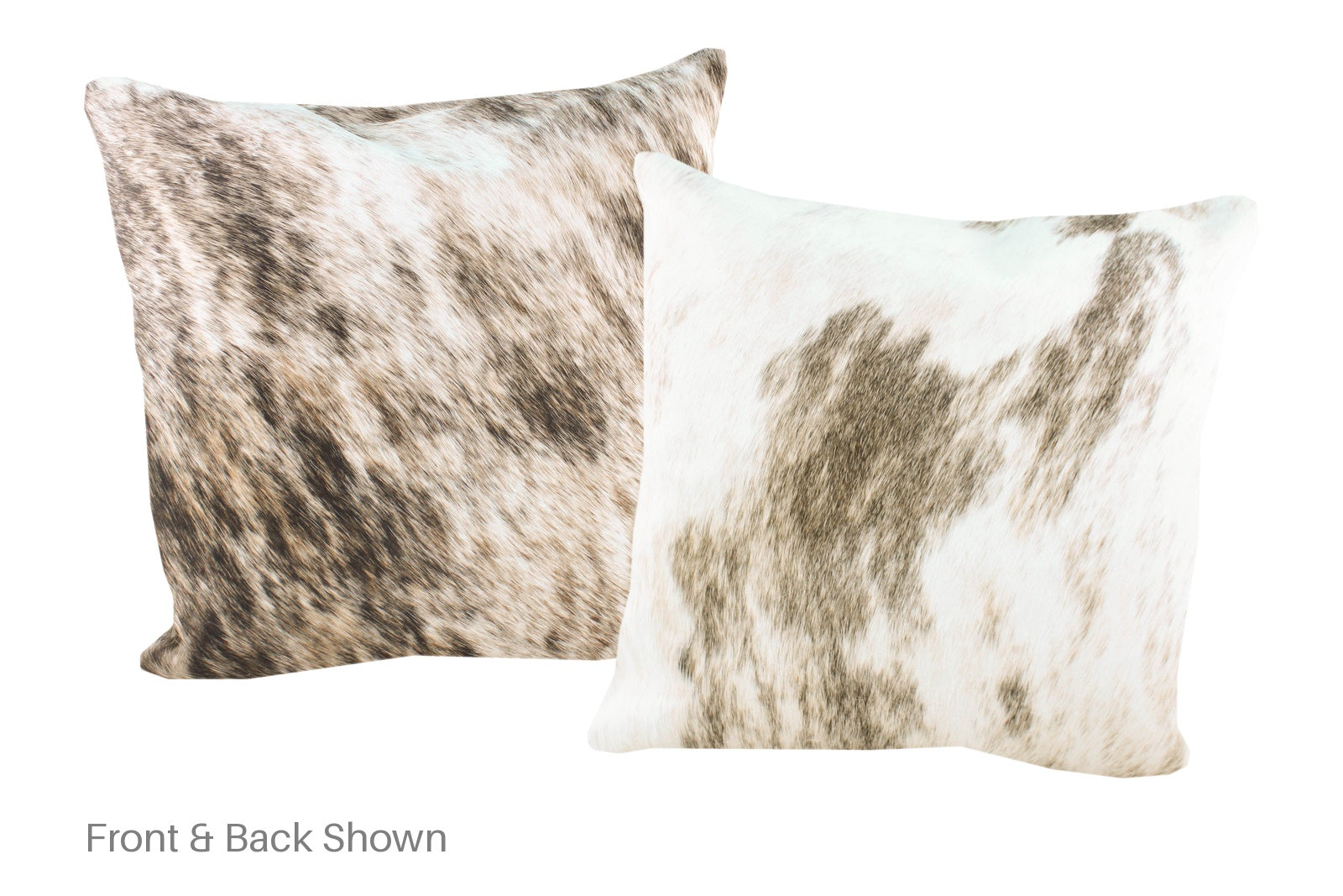 Light Brindle Cowhide Pillow #A52898