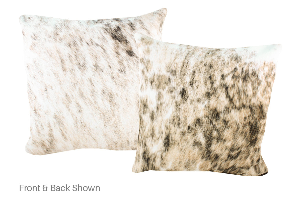 Light Brindle Cowhide Pillow #A52901