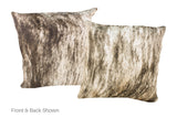 Light Brindle Cowhide Pillow 20x20 #A52903 by Hudson Hides
