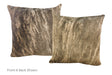 Light Brindle Cowhide Pillow 20x20 #A52905 by Hudson Hides