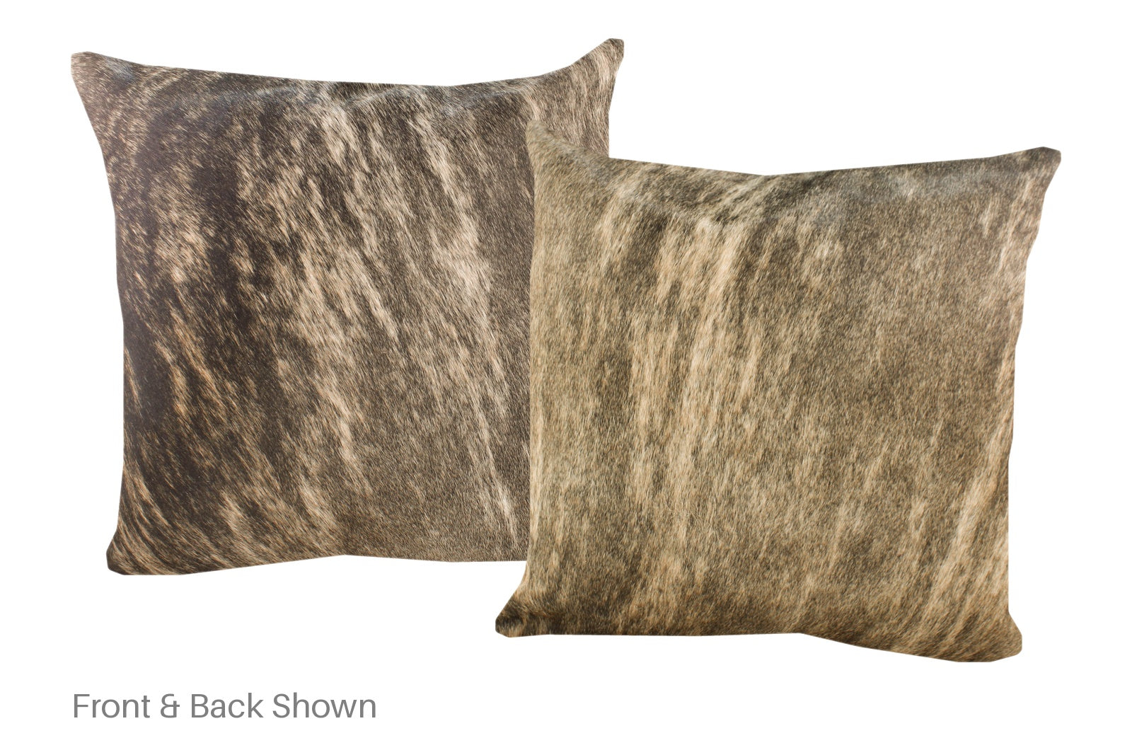 Light Brindle Cowhide Pillow #A52905