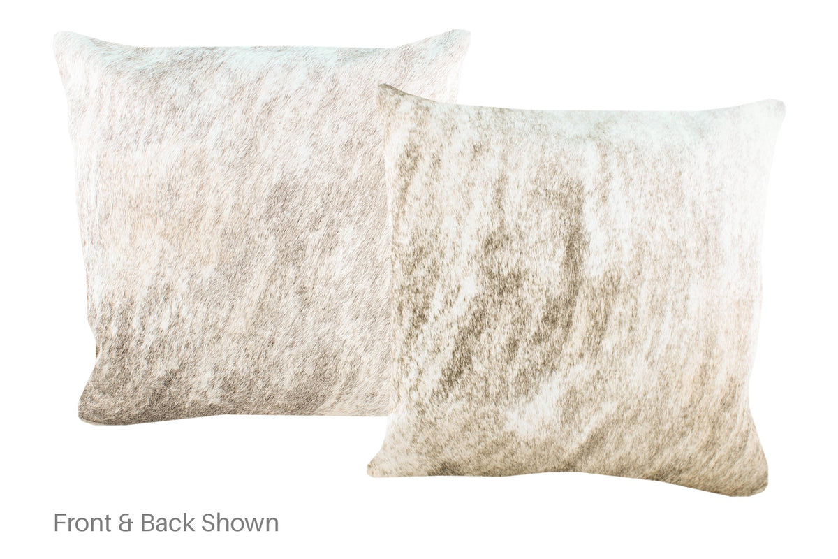 Light Brindle Cowhide Pillow #A52909