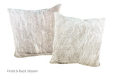 Light Brindle Cowhide Pillow 20x20 #A52916 by Hudson Hides