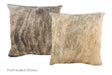 Light Brindle Cowhide Pillow 20x20 #A52921 by Hudson Hides