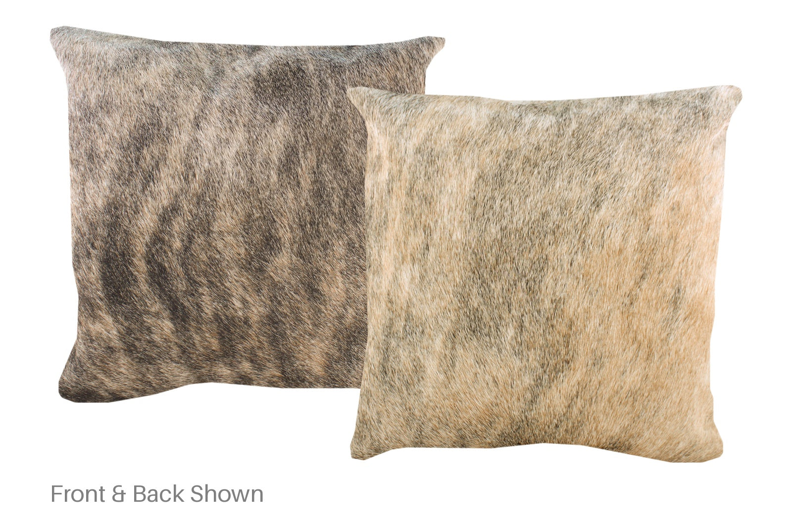Light Brindle Cowhide Pillow #A52921