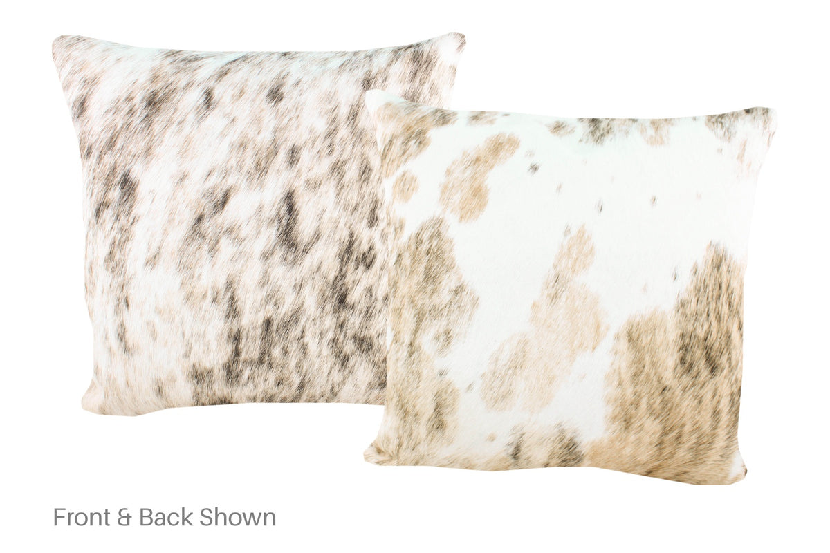 Light Brindle Cowhide Pillow #A52923