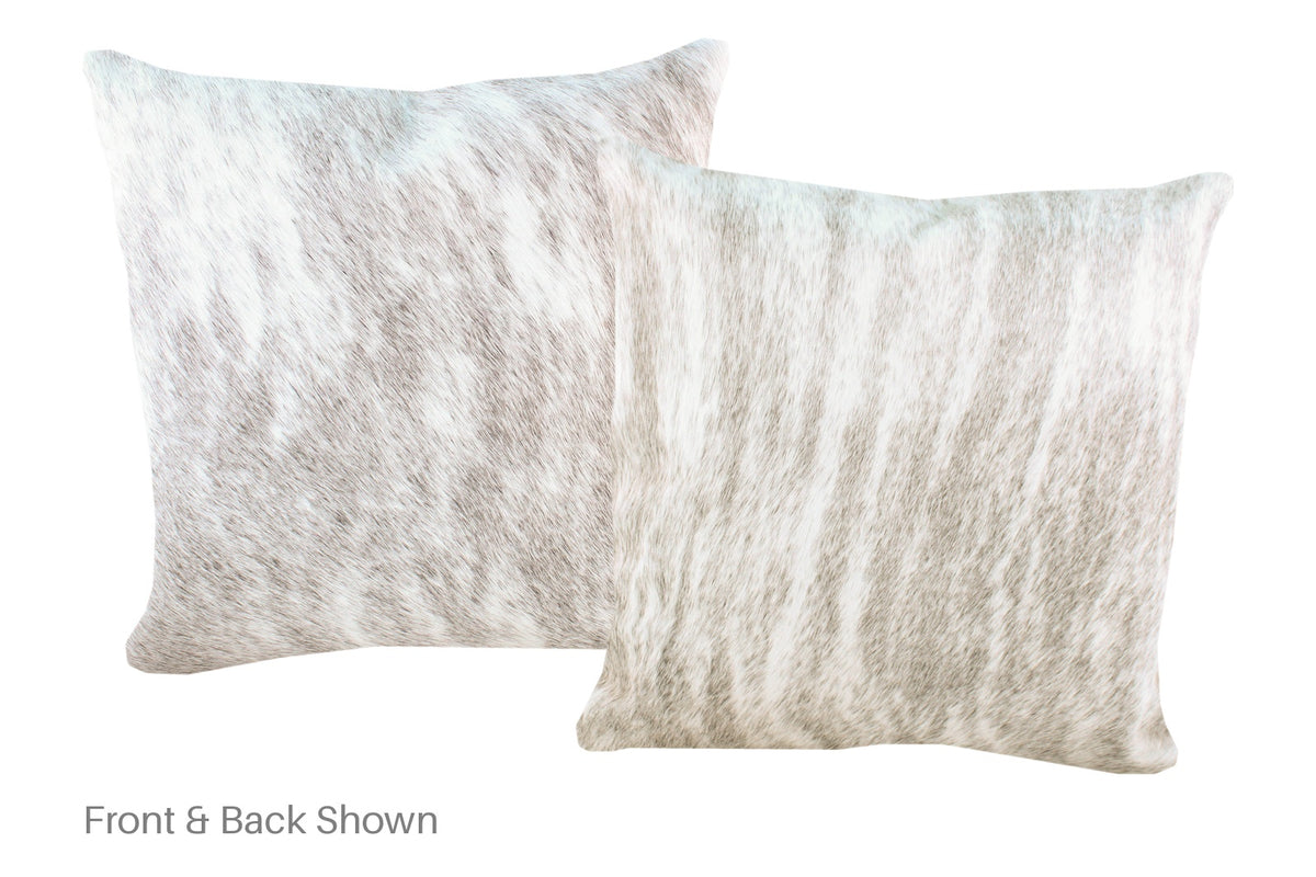 Light Brindle Cowhide Pillow #A52926
