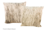 Light Brindle Cowhide Pillow 20x20 #A52928 by Hudson Hides
