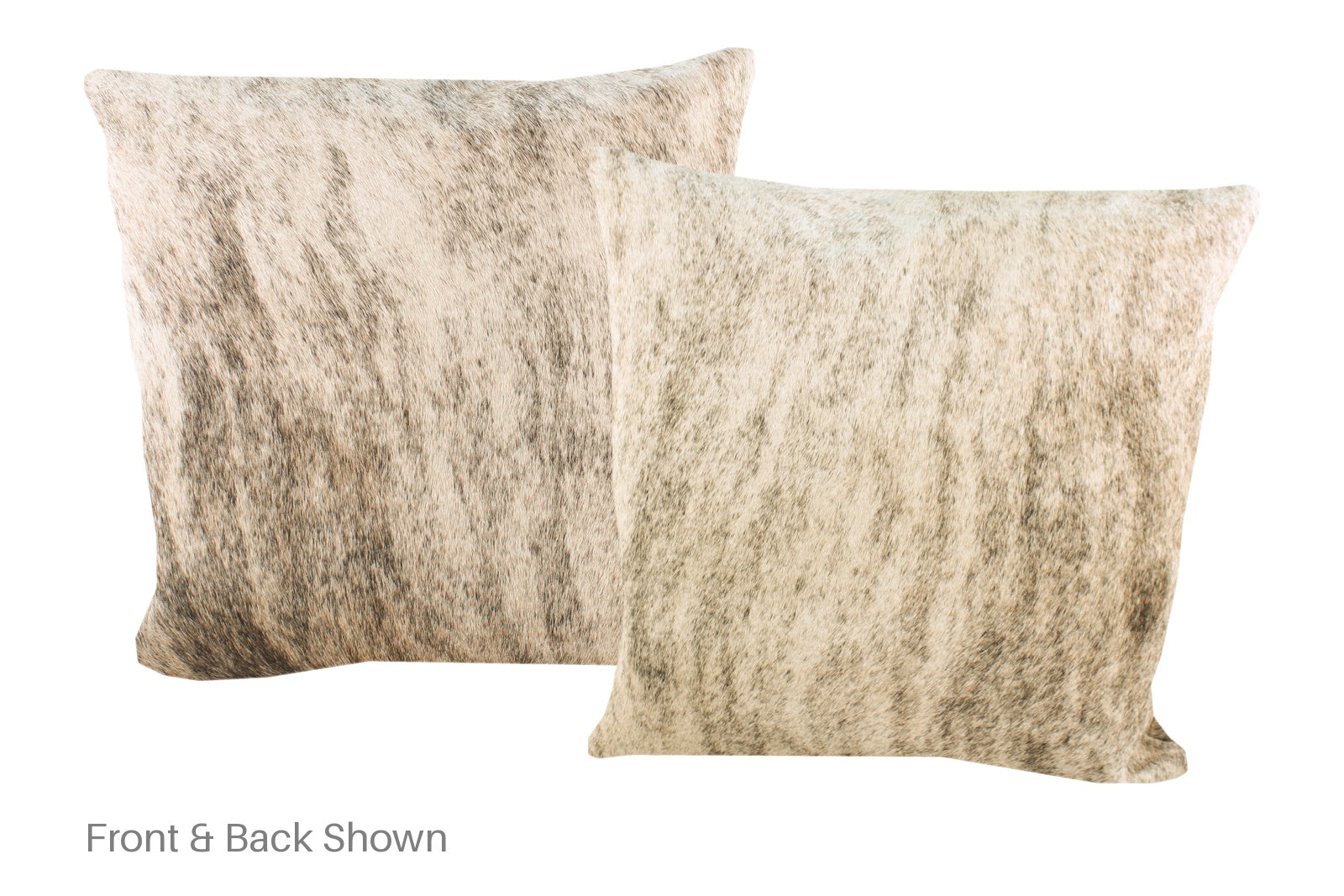 Light Brindle Cowhide Pillow #A52928