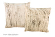 Light Brindle Cowhide Pillow 20x20 #A52929 by Hudson Hides